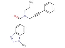 1-methyl-N-(3-phenylprop-2-yn-1-yl)-N-propyl-1H-1,2,3-benzotriazole-5-carboxamide