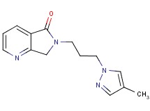 6-[3-(4-methyl-1H-pyrazol-1-yl)propyl]-6,7-dihydro-5H-pyrrolo[3,4-b]pyridin-5-one