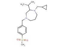 1-(cyclopropylmethyl)-2-isopropyl-4-[4-(methylsulfonyl)benzyl]-1,4-diazepane