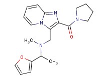 1-(2-furyl)-N-methyl-N-{[2-(pyrrolidin-1-ylcarbonyl)imidazo[1,2-a]pyridin-3-yl]methyl}ethanamine