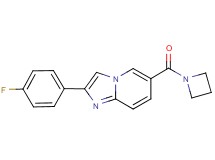 6-(azetidin-1-ylcarbonyl)-2-(4-fluorophenyl)imidazo[1,2-a]pyridine