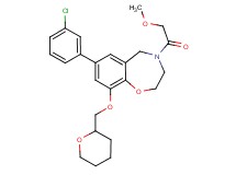 7-(3-chlorophenyl)-4-(methoxyacetyl)-9-(tetrahydro-2H-pyran-2-ylmethoxy)-2,3,4,5-tetrahydro-1,4-benzoxazepine