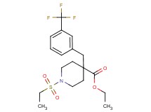 ethyl 1-(ethylsulfonyl)-4-[3-(trifluoromethyl)benzyl]-4-piperidinecarboxylate