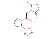 3-{2-[2-(2-furyl)-1-pyrrolidinyl]-2-oxoethyl}-2,4-imidazolidinedione
