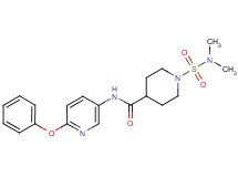 1-[(dimethylamino)sulfonyl]-N-(6-phenoxypyridin-3-yl)piperidine-4-carboxamide