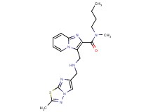 N-butyl-N-methyl-3-({[(2-methylimidazo[2,1-b][1,3,4]thiadiazol-6-yl)methyl]amino}methyl)imidazo[1,2-a]pyridine-2-carboxamide