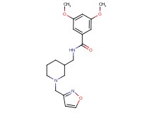 N-{[1-(3-isoxazolylmethyl)-3-piperidinyl]methyl}-3,5-dimethoxybenzamide