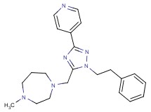 1-methyl-4-{[1-(2-phenylethyl)-3-pyridin-4-yl-1H-1,2,4-triazol-5-yl]methyl}-1,4-diazepane
