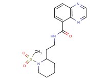 N-{2-[1-(methylsulfonyl)piperidin-2-yl]ethyl}quinoxaline-5-carboxamide