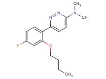 6-(2-butoxy-4-fluorophenyl)-N,N-dimethylpyridazin-3-amine