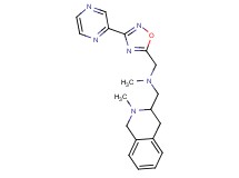 N-methyl-1-(2-methyl-1,2,3,4-tetrahydro-3-isoquinolinyl)-N-{[3-(2-pyrazinyl)-1,2,4-oxadiazol-5-yl]methyl}methanamine