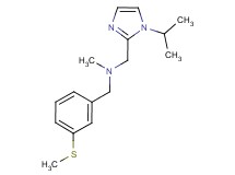 1-(1-isopropyl-1H-imidazol-2-yl)-N-methyl-N-[3-(methylthio)benzyl]methanamine