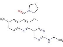 5-[3,6-dimethyl-4-(pyrrolidin-1-ylcarbonyl)quinolin-2-yl]-N-ethylpyrimidin-2-amine