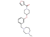 1-(3-{[1-(3-furoyl)-4-piperidinyl]oxy}benzyl)-4-methyl-1,4-diazepane