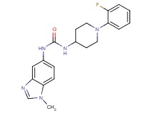 N-[1-(2-fluorophenyl)piperidin-4-yl]-N'-(1-methyl-1H-benzimidazol-5-yl)urea