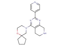 4-(6-oxa-9-azaspiro[4.5]dec-9-yl)-2-pyridin-4-yl-5,6,7,8-tetrahydropyrido[3,4-d]pyrimidine
