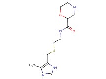 N-(2-{[(4-methyl-1H-imidazol-5-yl)methyl]thio}ethyl)-2-morpholinecarboxamide dihydrochloride