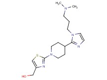 [2-(4-{1-[3-(dimethylamino)propyl]-1H-imidazol-2-yl}-1-piperidinyl)-1,3-thiazol-4-yl]methanol
