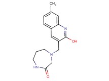 4-[(2-hydroxy-7-methyl-3-quinolinyl)methyl]-1,4-diazepan-2-one