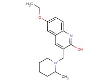 6-ethoxy-3-[(2-methyl-1-piperidinyl)methyl]-2-quinolinol