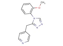 4-{[4-(2-methoxyphenyl)-4H-1,2,4-triazol-3-yl]methyl}pyridine