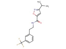 3-isopropyl-N-{2-[3-(trifluoromethyl)phenyl]ethyl}-5-isoxazolecarboxamide