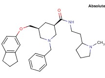 (3R,5S)-1-benzyl-5-[(2,3-dihydro-1H-inden-5-yloxy)methyl]-N-[2-(1-methyl-2-pyrrolidinyl)ethyl]-3-piperidinecarboxamide