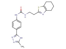 N-[4-(5-methyl-4H-1,2,4-triazol-3-yl)phenyl]-N'-[2-(4,5,6,7-tetrahydro-1,3-benzothiazol-2-yl)ethyl]urea