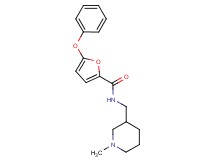 N-[(1-methylpiperidin-3-yl)methyl]-5-phenoxy-2-furamide