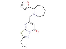 2-ethyl-7-{[2-(2-furyl)-1-azepanyl]methyl}-5H-[1,3,4]thiadiazolo[3,2-a]pyrimidin-5-one