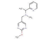N-[(2-methoxypyrimidin-5-yl)methyl]-N-methyl-1-pyridin-2-ylethanamine