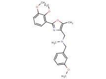 1-[2-(2,3-dimethoxyphenyl)-5-methyl-1,3-oxazol-4-yl]-N-(3-methoxybenzyl)-N-methylmethanamine