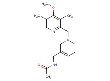 N-({1-[(4-methoxy-3,5-dimethylpyridin-2-yl)methyl]-1,2,5,6-tetrahydropyridin-3-yl}methyl)acetamide