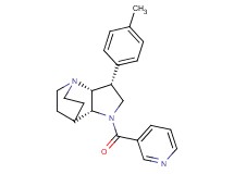 (3R*,3aR*,7aR*)-3-(4-methylphenyl)-1-(pyridin-3-ylcarbonyl)octahydro-4,7-ethanopyrrolo[3,2-b]pyridine