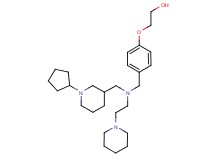 2-[4-({[(1-cyclopentyl-3-piperidinyl)methyl][2-(1-piperidinyl)ethyl]amino}methyl)phenoxy]ethanol