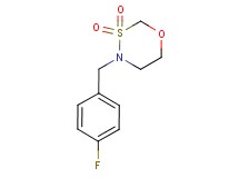 4-(4-fluorobenzyl)-1,3,4-oxathiazinane 3,3-dioxide