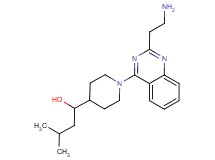 1-{1-[2-(2-aminoethyl)-4-quinazolinyl]-4-piperidinyl}-3-methyl-1-butanol dihydrochloride