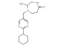 1-[(2-cyclohexylpyrimidin-5-yl)methyl]-2-methyl-1,4-diazepan-5-one