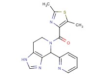 5-[(2,5-dimethyl-1,3-thiazol-4-yl)carbonyl]-4-pyridin-2-yl-4,5,6,7-tetrahydro-1H-imidazo[4,5-c]pyridine