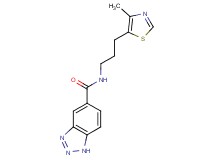 N-[3-(4-methyl-1,3-thiazol-5-yl)propyl]-1H-1,2,3-benzotriazole-5-carboxamide