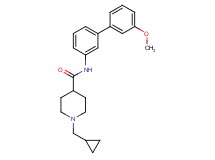1-(cyclopropylmethyl)-N-(3'-methoxy-3-biphenylyl)-4-piperidinecarboxamide