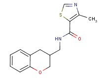 N-(3,4-dihydro-2H-chromen-3-ylmethyl)-4-methyl-1,3-thiazole-5-carboxamide