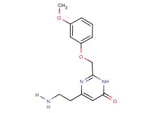 6-(2-aminoethyl)-2-[(3-methoxyphenoxy)methyl]pyrimidin-4(3H)-one
