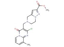 methyl 5-[(2-chloro-9-methyl-4-oxo-4H-pyrido[1,2-a]pyrimidin-3-yl)methyl]-4,5,6,7-tetrahydropyrazolo[1,5-a]pyrazine-2-carboxylate