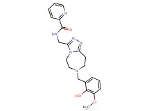 N-{[7-(2-hydroxy-3-methoxybenzyl)-6,7,8,9-tetrahydro-5H-[1,2,4]triazolo[4,3-d][1,4]diazepin-3-yl]methyl}-2-pyridinecarboxamide