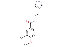 4-methoxy-3-methyl-N-[2-(1H-pyrazol-4-yl)ethyl]benzamide