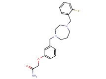 2-(3-{[4-(2-fluorobenzyl)-1,4-diazepan-1-yl]methyl}phenoxy)acetamide