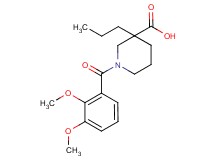 1-(2,3-dimethoxybenzoyl)-3-propylpiperidine-3-carboxylic acid