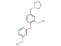 1-[3-methoxy-4-(3-methoxyphenoxy)benzyl]pyrrolidine hydrochloride