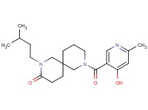 8-[(4-hydroxy-6-methyl-3-pyridinyl)carbonyl]-2-(3-methylbutyl)-2,8-diazaspiro[5.5]undecan-3-one